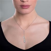 Collana Artlinea Donna in Argento Zircone ZCL1440-LB - ZCL1440-LB